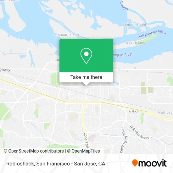 Radioshack map