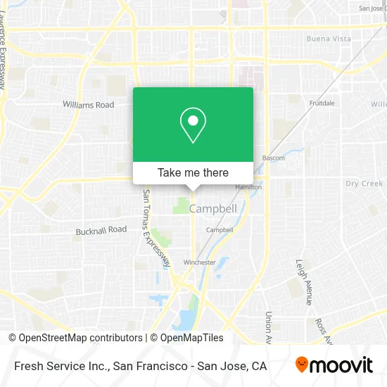 Fresh Service Inc. map