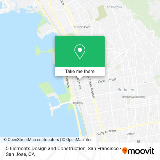 5 Elements Design and Construction map