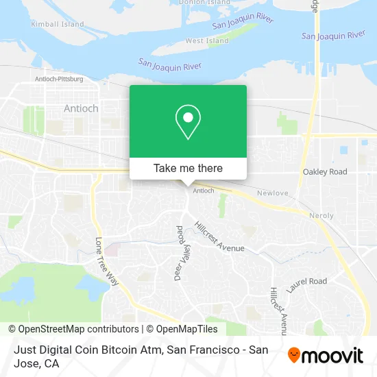 Just Digital Coin Bitcoin Atm map