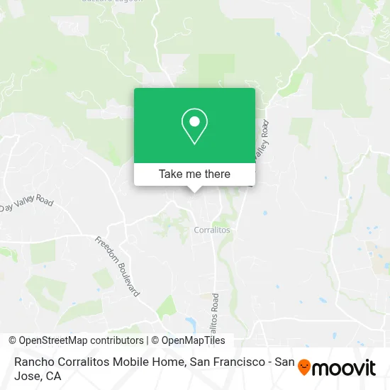 Rancho Corralitos Mobile Home map