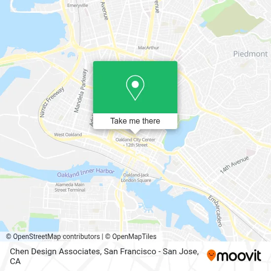 Chen Design Associates map
