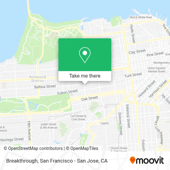 Breakthrough map