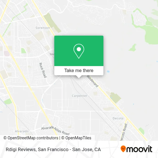 Rdigi Reviews map