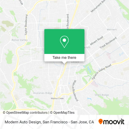Modern Auto Design map