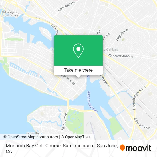 Monarch Bay Golf Course map
