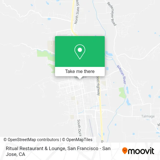 Ritual Restaurant & Lounge map