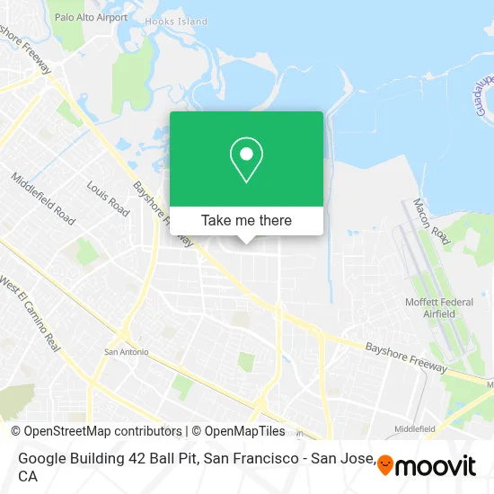 Google Building 42 Ball Pit map