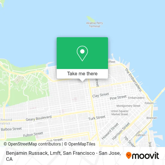 Benjamin Russack, Lmft map