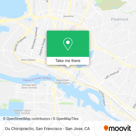 Ou Chiropractic map