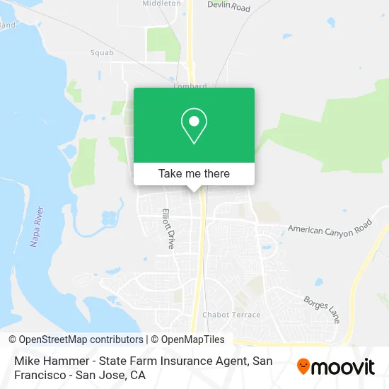 Mike Hammer - State Farm Insurance Agent map