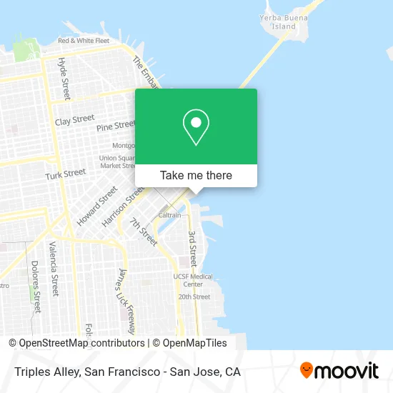 Triples Alley map