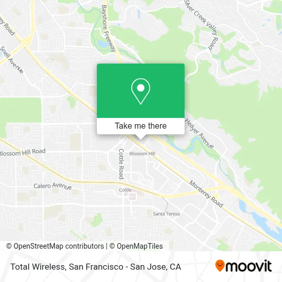 Total Wireless map