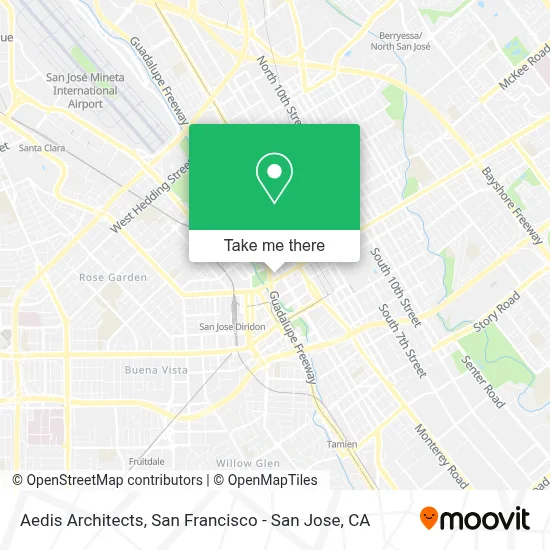 Aedis Architects map
