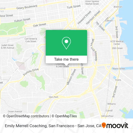 Emily Merrell Coaching map