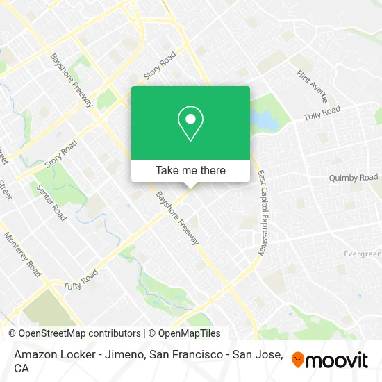 Amazon Locker - Jimeno map