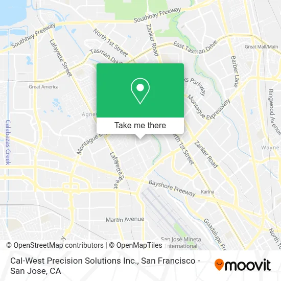 Cal-West Precision Solutions Inc. map