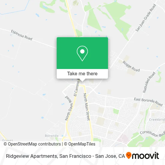 Ridgeview Apartments map