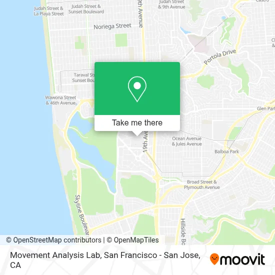 Movement Analysis Lab map