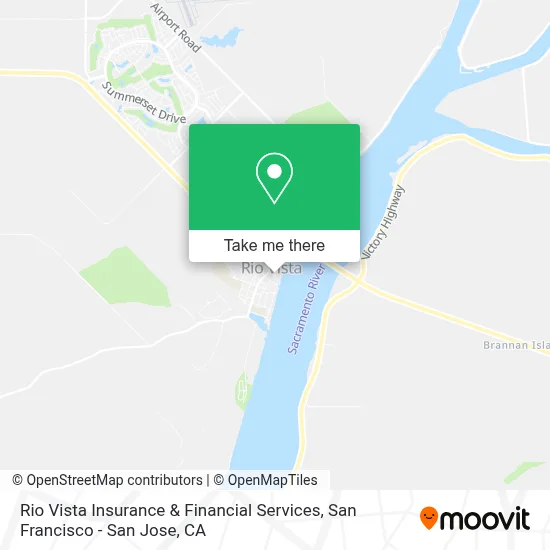 Rio Vista Insurance & Financial Services map