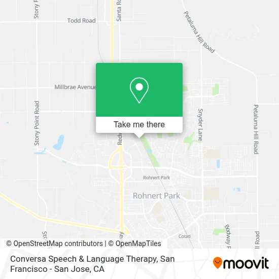 Conversa Speech & Language Therapy map