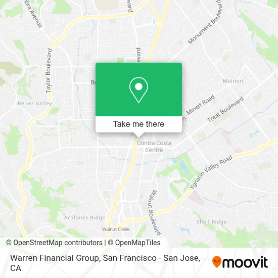 Warren Financial Group map