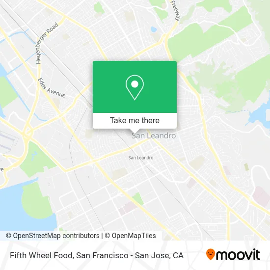 Fifth Wheel Food map