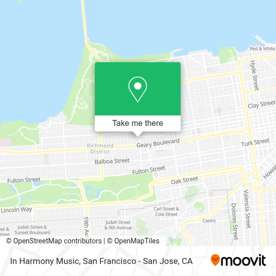 In Harmony Music map