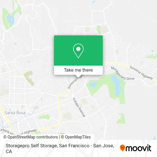 Storagepro Self Storage map