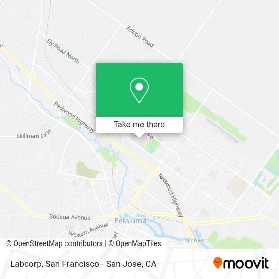 Labcorp map