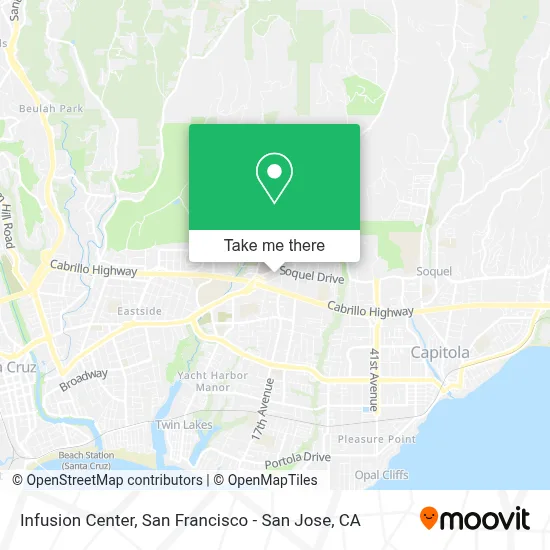 Infusion Center map