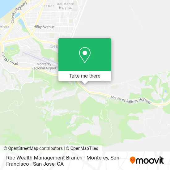 Rbc Wealth Management Branch - Monterey map