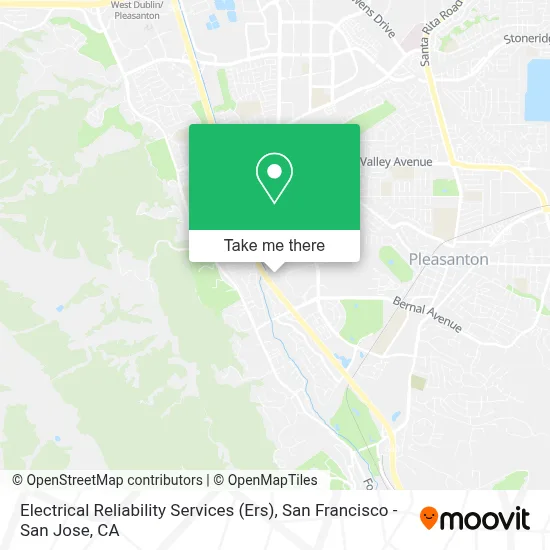 Electrical Reliability Services (Ers) map
