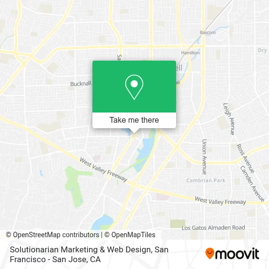 Solutionarian Marketing & Web Design map