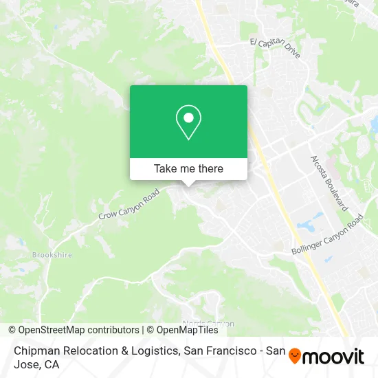 Chipman Relocation & Logistics map