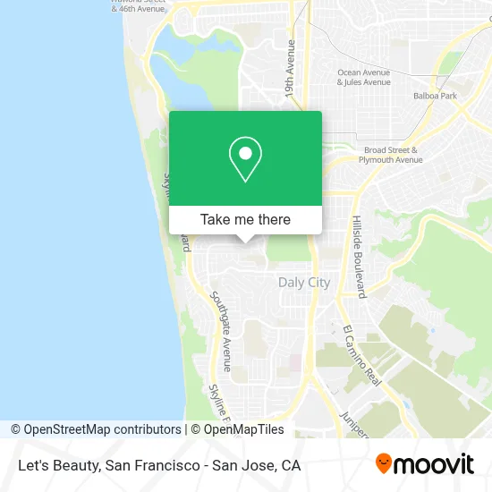 Let's Beauty map
