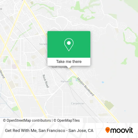 Get Red With Me map