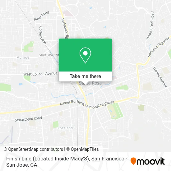Finish Line (Located Inside Macy'S) map