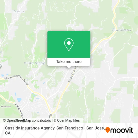 Cassidy Insurance Agency map