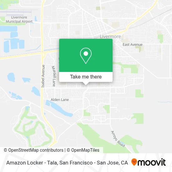 Amazon Locker - Tala map