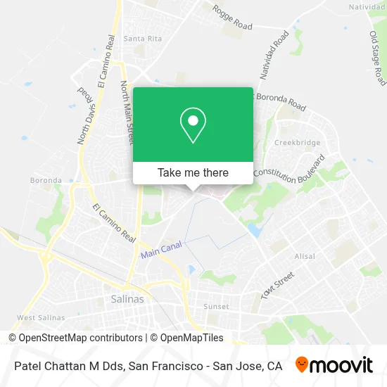 Patel Chattan M Dds map