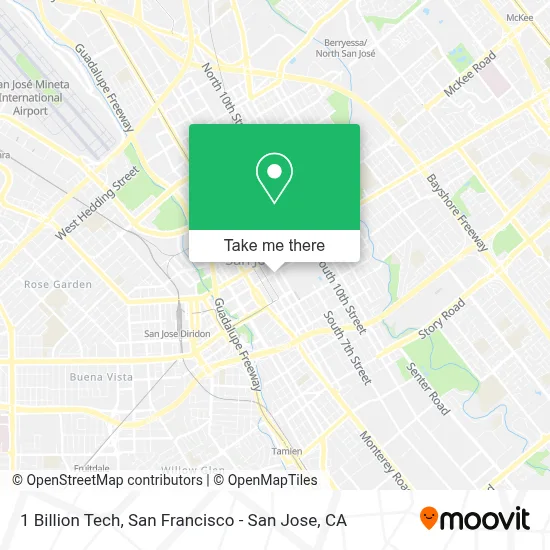 1 Billion Tech map
