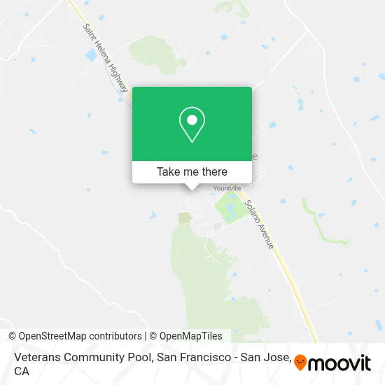 Veterans Community Pool map