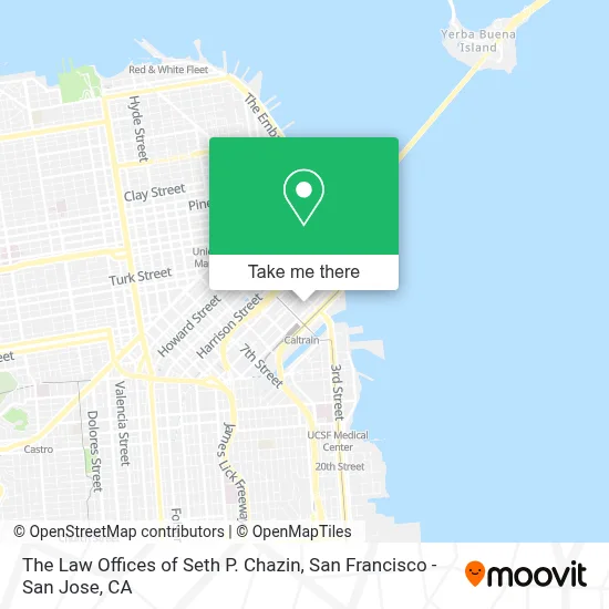 The Law Offices of Seth P. Chazin map