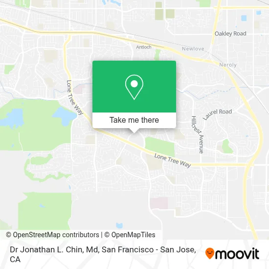 Dr Jonathan L. Chin, Md map