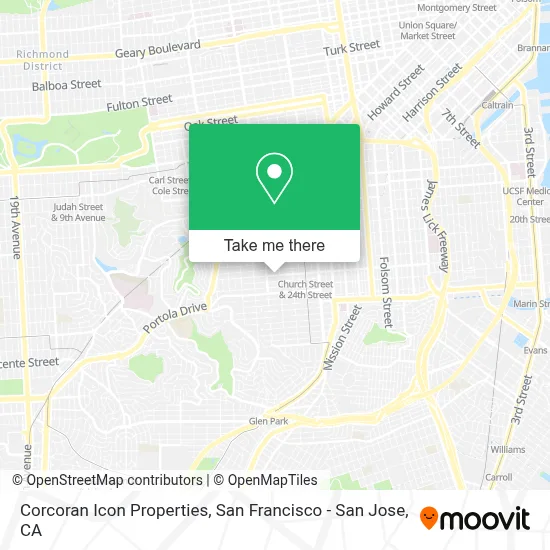 Corcoran Icon Properties map