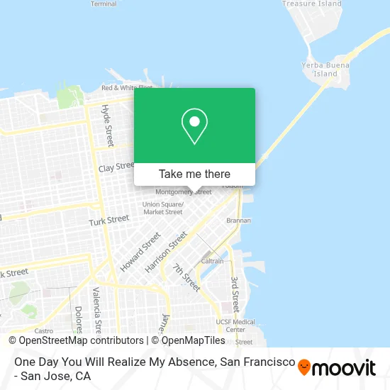 One Day You Will Realize My Absence map