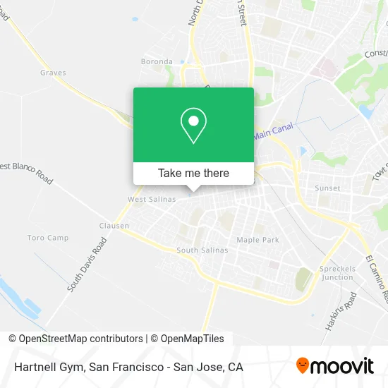 Hartnell Gym map