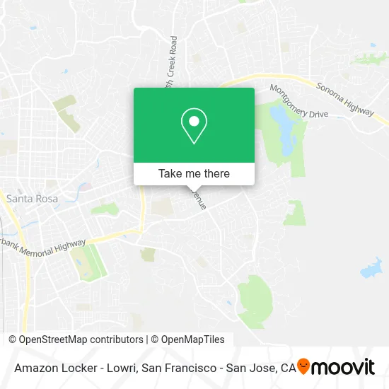 Amazon Locker - Lowri map
