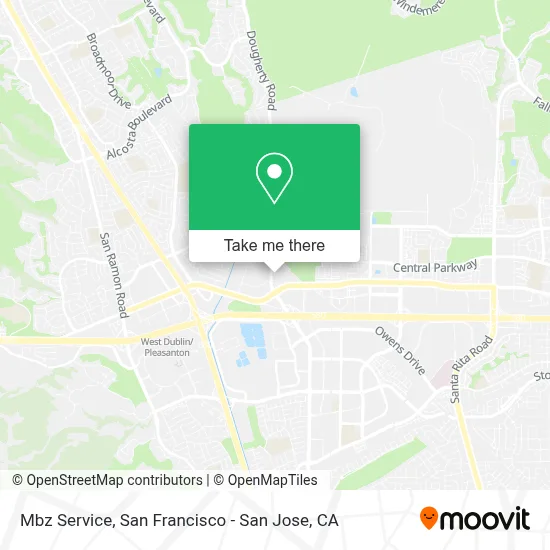 Mbz Service map